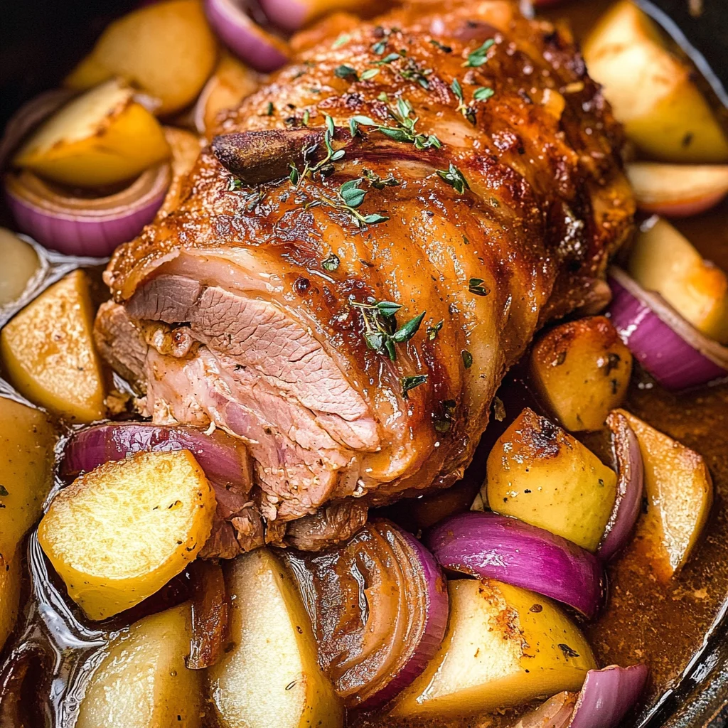 Apple Cider Braised Pork Shoulder