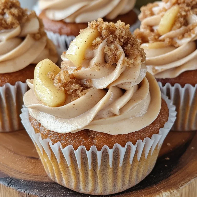 Apple Crumble Cupcakes