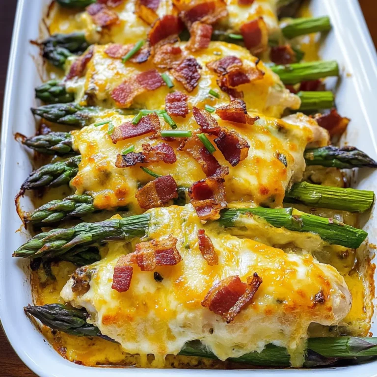 Asparagus & Bacon Chicken Potato Casserole