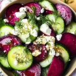 Beet Salad with Feta, Cucumbers, and Dill