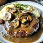 Bobby Flay Salisbury Steak with Mushroom Gravy