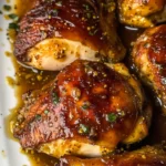 Brown Sugar Dijon Chicken Thighs