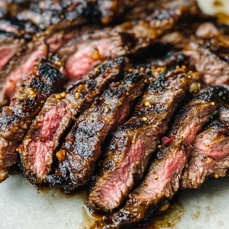 Charred and Juicy Marinated Skirt Steak