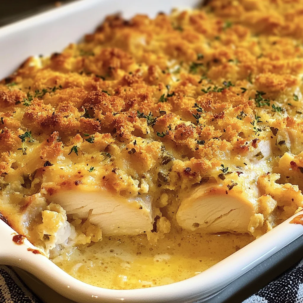 Chicken & Stuffing Bake Recipe