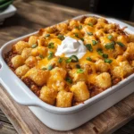 Chili Cheese Tater Tot Casserole: A Family Favorite Dish!