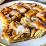 Cinnamon Roll Apple Pie