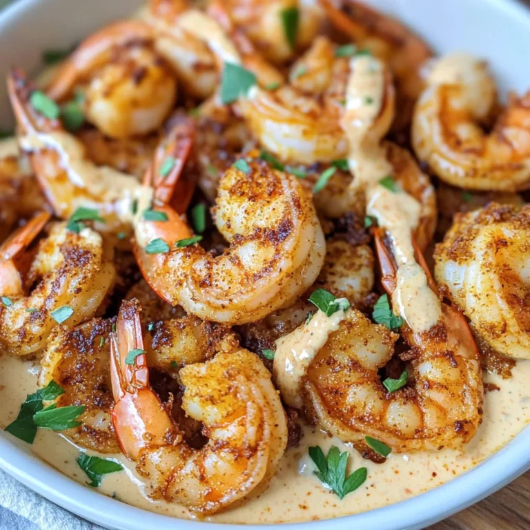 Crispy Cajun Shrimp with Creamy Sauce