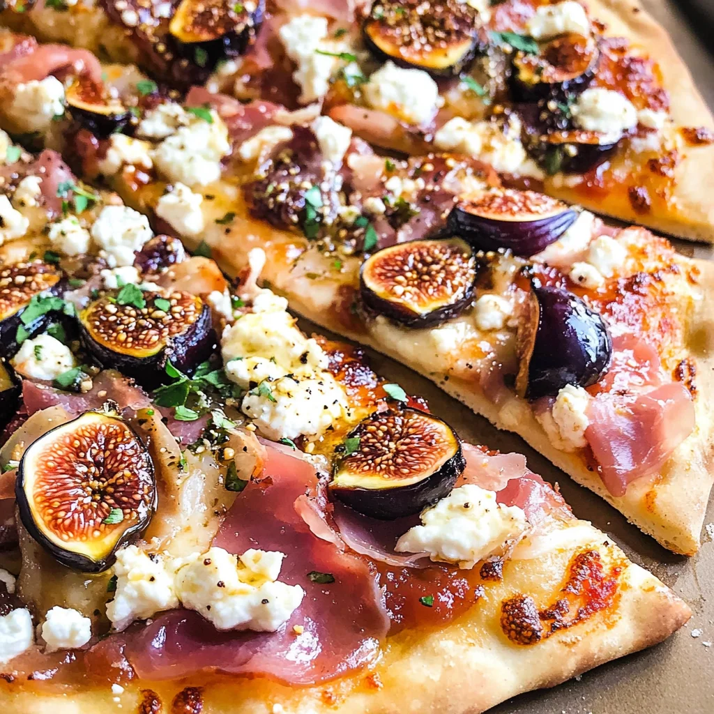 Easy 20-Minute Fig Jam Pizza with Goat Cheese and Prosciutto