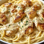 Easy Creamy Cajun Chicken Spaghetti with Garlic Mozzarella Sauce