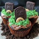 Halloween Graveyard Cupcakes
