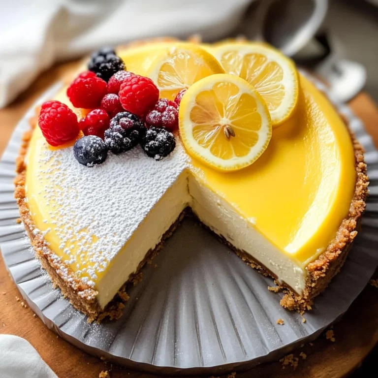 Lemon Cheesecake Delight Recipe is a must-try dessert!