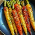 Maple Mustard Roasted Carrots