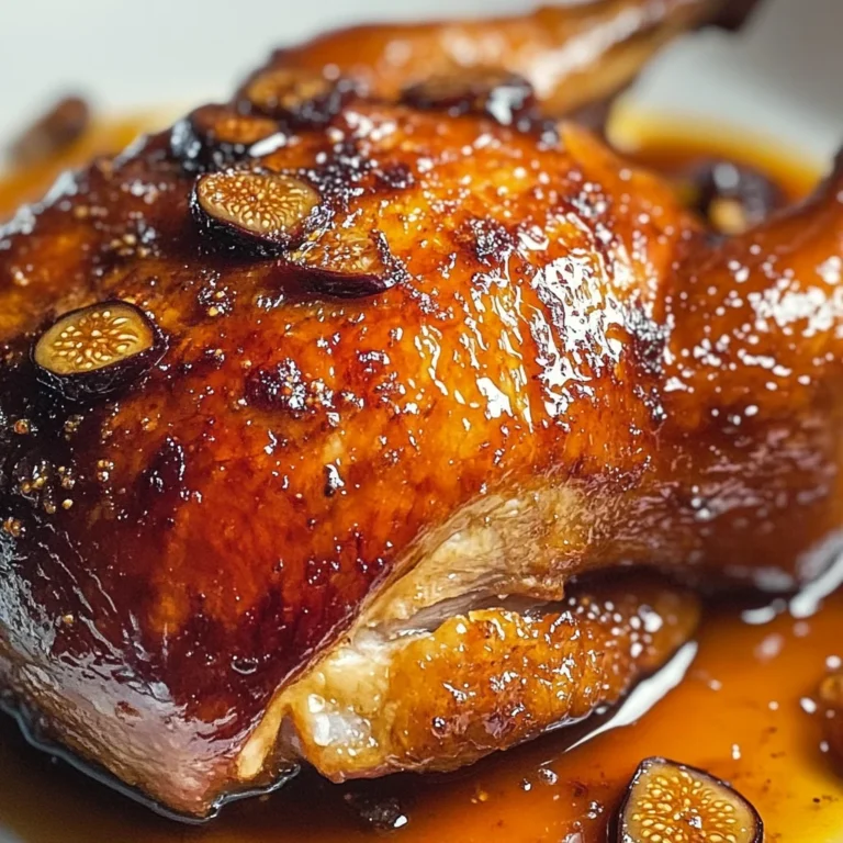Oven Roasted Crispy Whole Duck & Figgy Orange Glaze