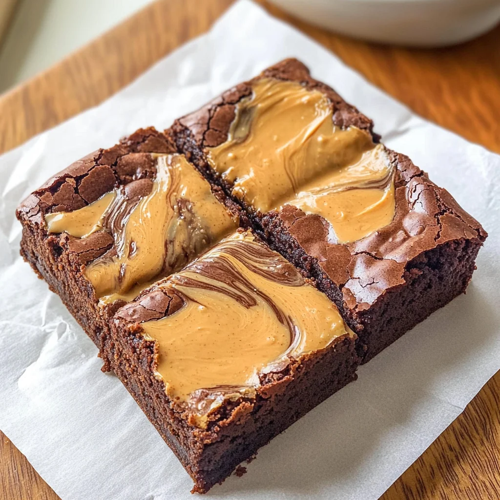 Peanut Butter Brownies