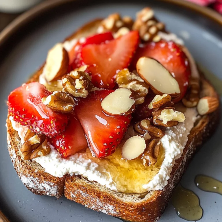 Ricotta Honey Toast