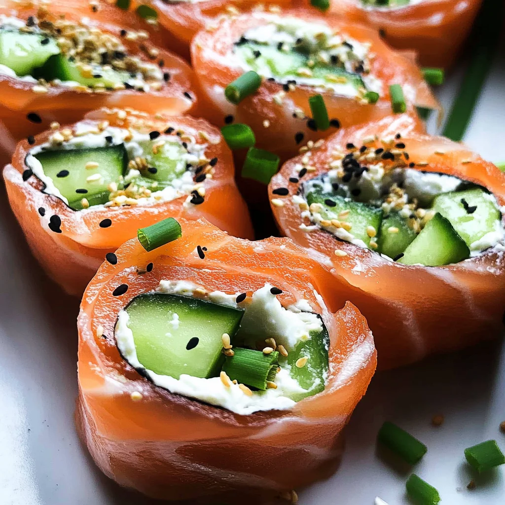 Smoked Salmon Roll Ups