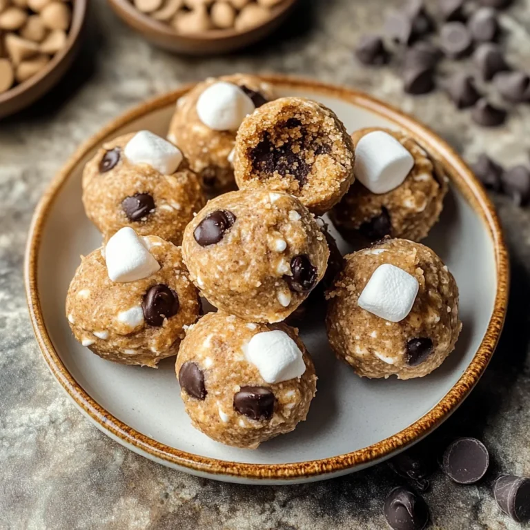 S'mores No Bake Protein Bites