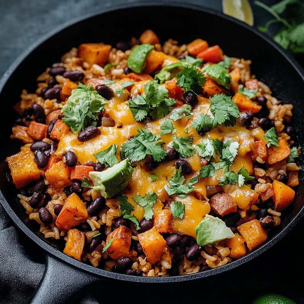 Southwest Black Bean Skillet Recipe