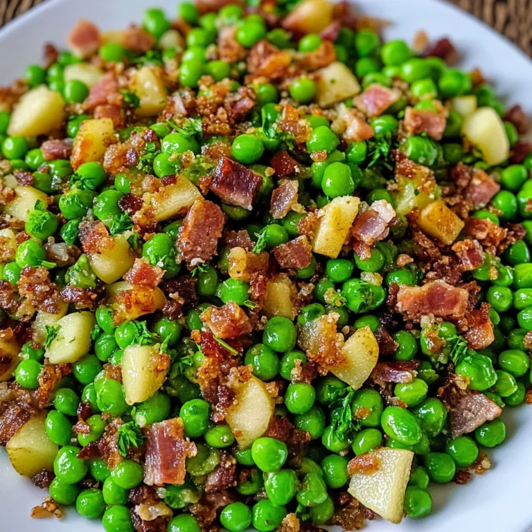 Thanksgiving Peas (with Pear and Pancetta)