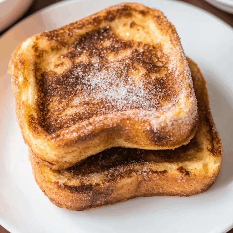 Churro Stuffed French Toast with Cinnamon Sugar