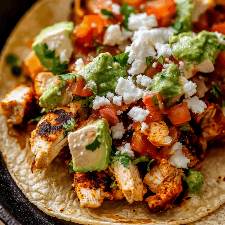 Easy Chicken Street Tacos Recipe