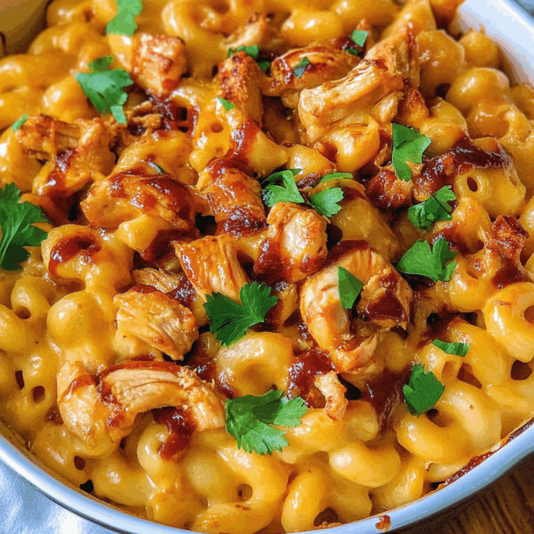 BBQ Chicken Mac and Cheese