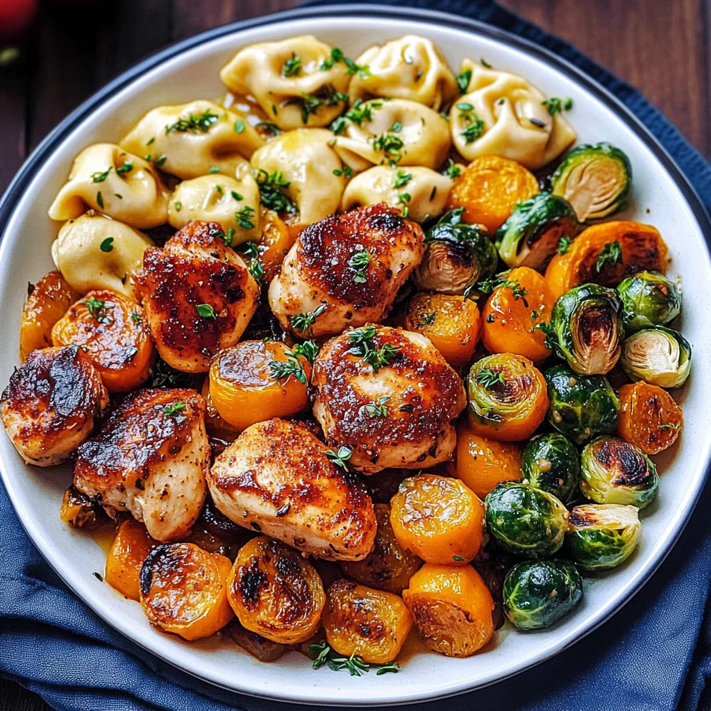 Autumn Chicken Dinner with Roasted Vegetables