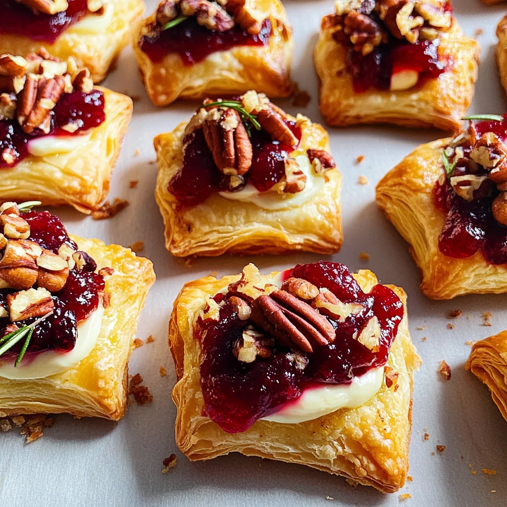 Baked Cranberry Brie Bites
