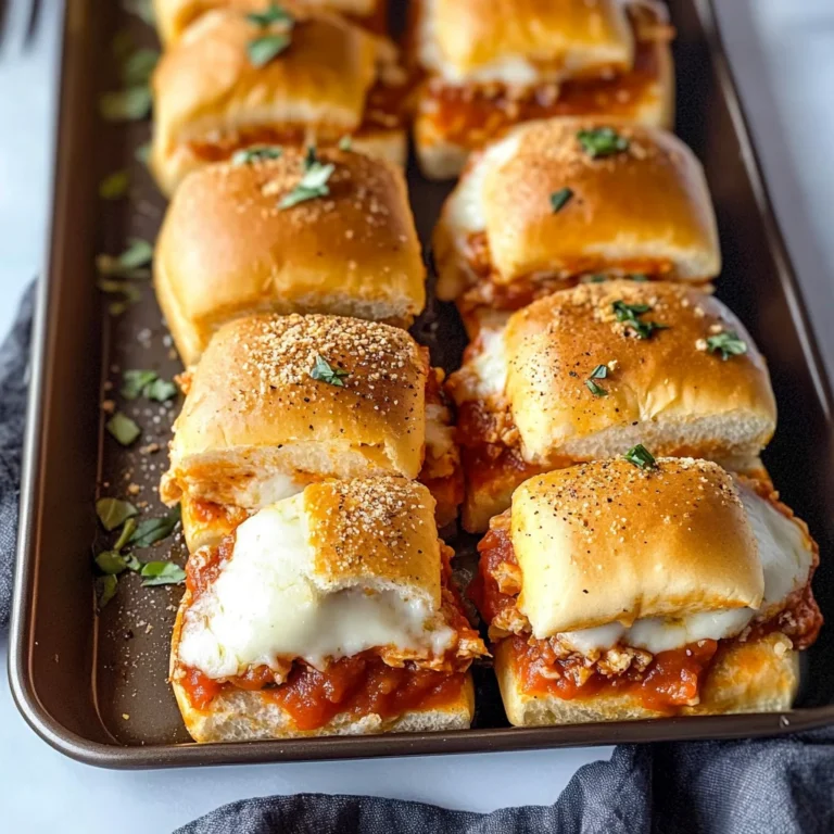Chicken Parmesan Sliders