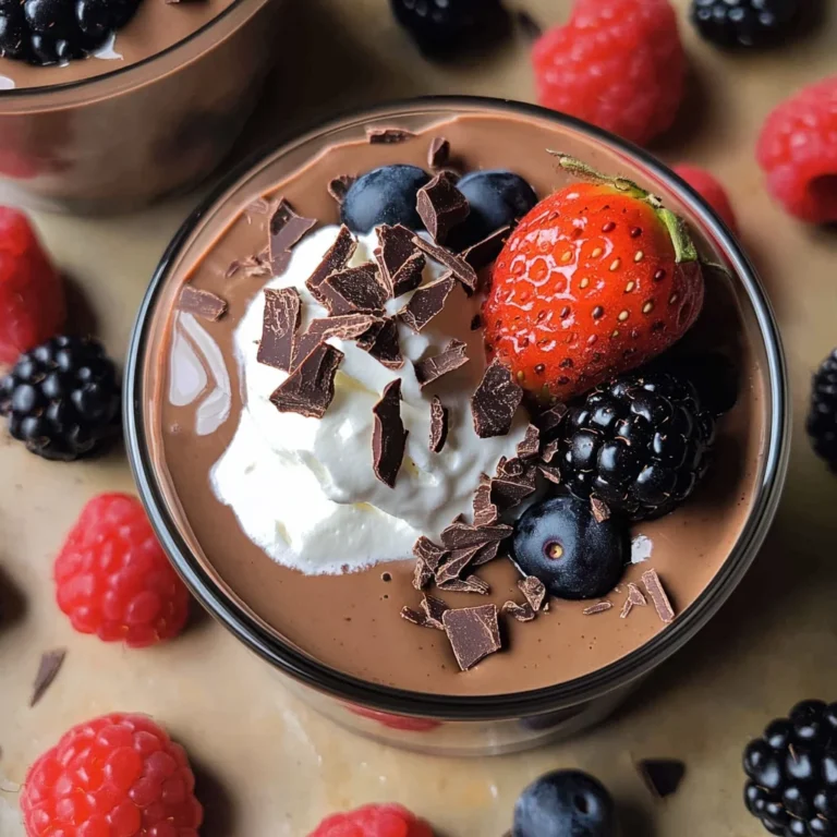 Chocolate Protein Pudding Recipe