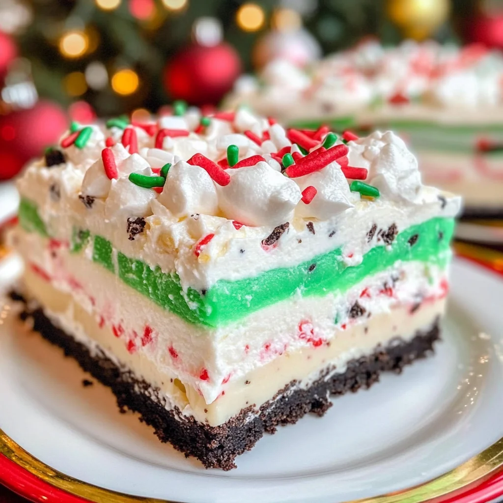 Christmas Dessert Lasagna