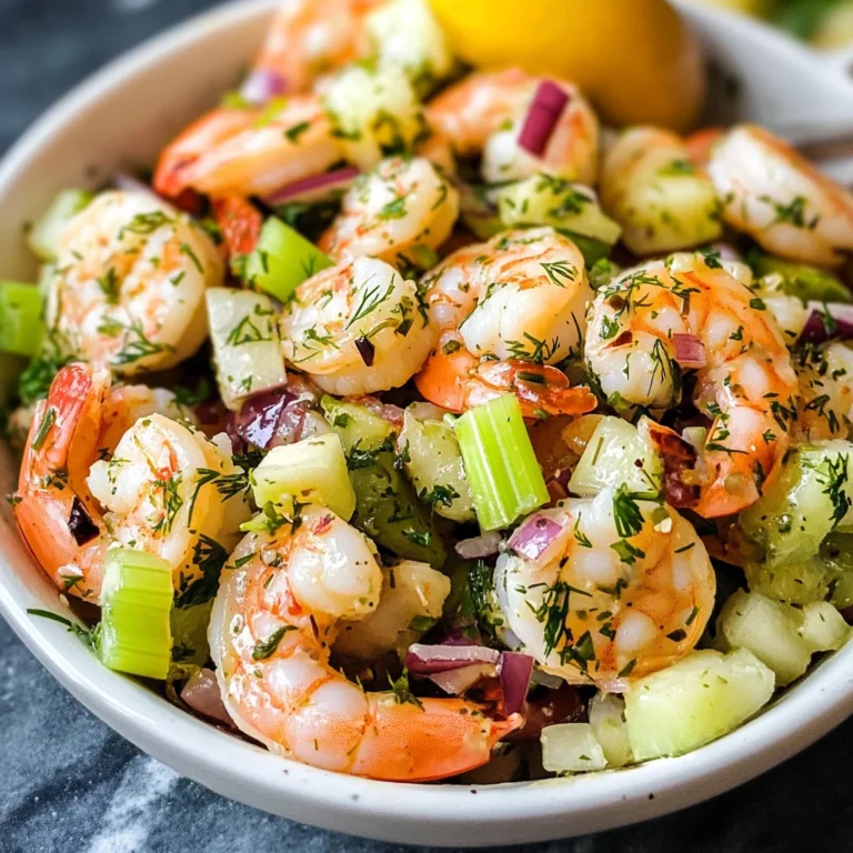 Cold Shrimp Salad with Dill