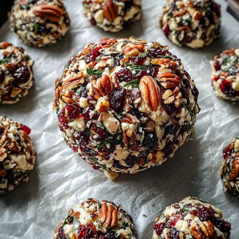 Cranberry Pecan Goat Cheese Ball