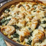 Creamy Chicken and Spinach Casserole