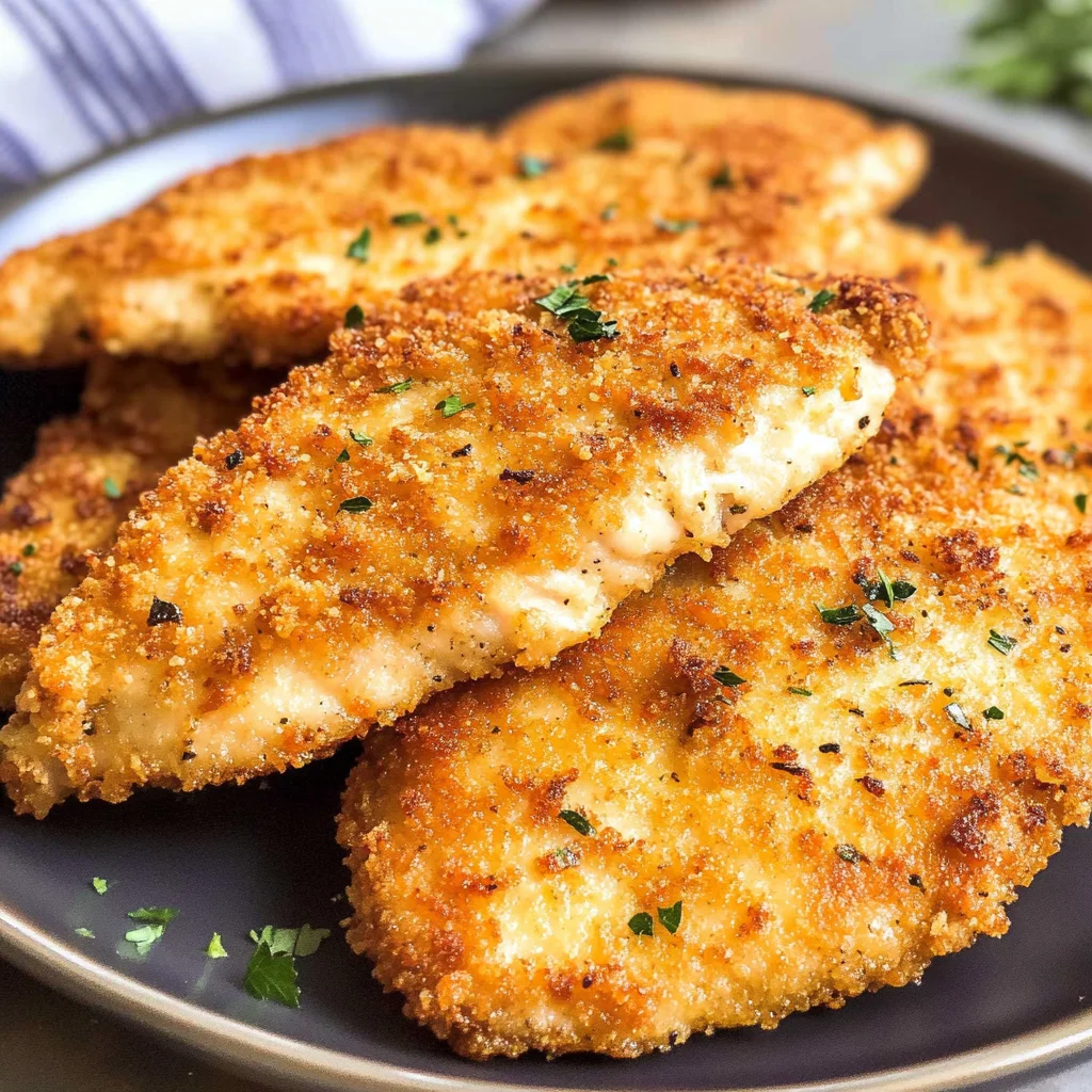Crispy Air Fryer Chicken Cutlets