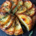 Crispy Balsamic-Thyme Potato Torte