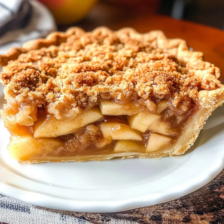 Dutch Apple Crumble Pie Recipe