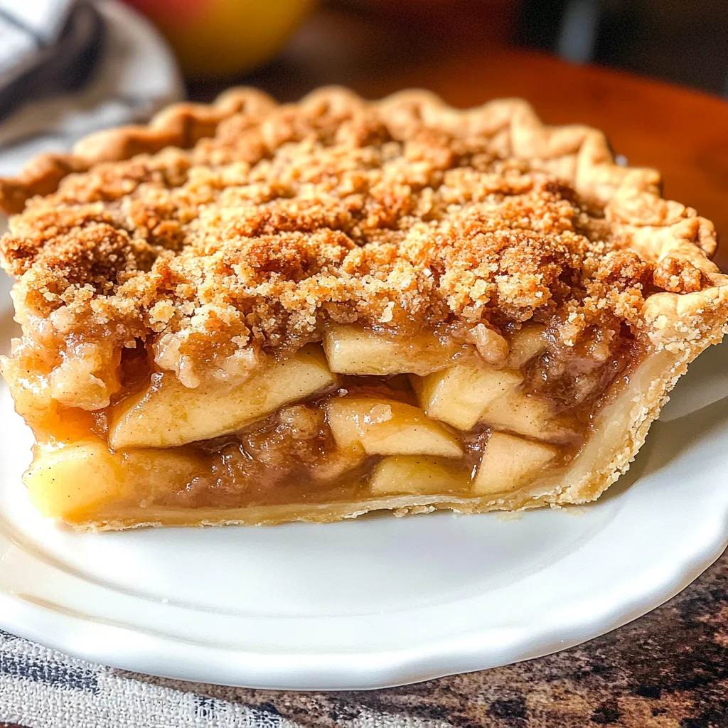 Dutch Apple Crumble Pie Recipe