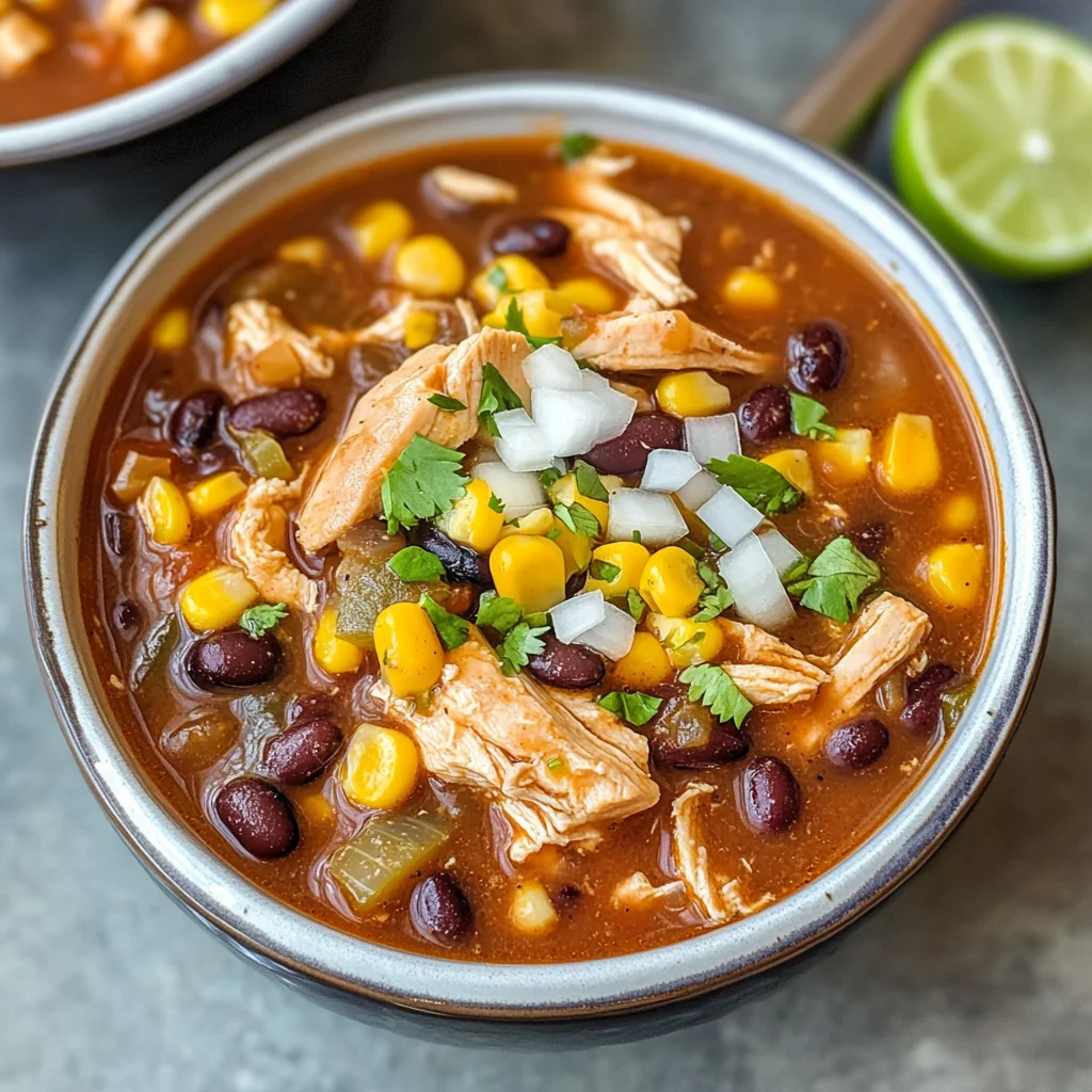 Easy Chicken Taco Soup