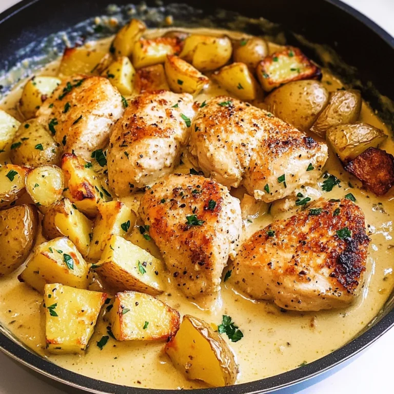Easy Creamy Dijon Chicken and Potatoes