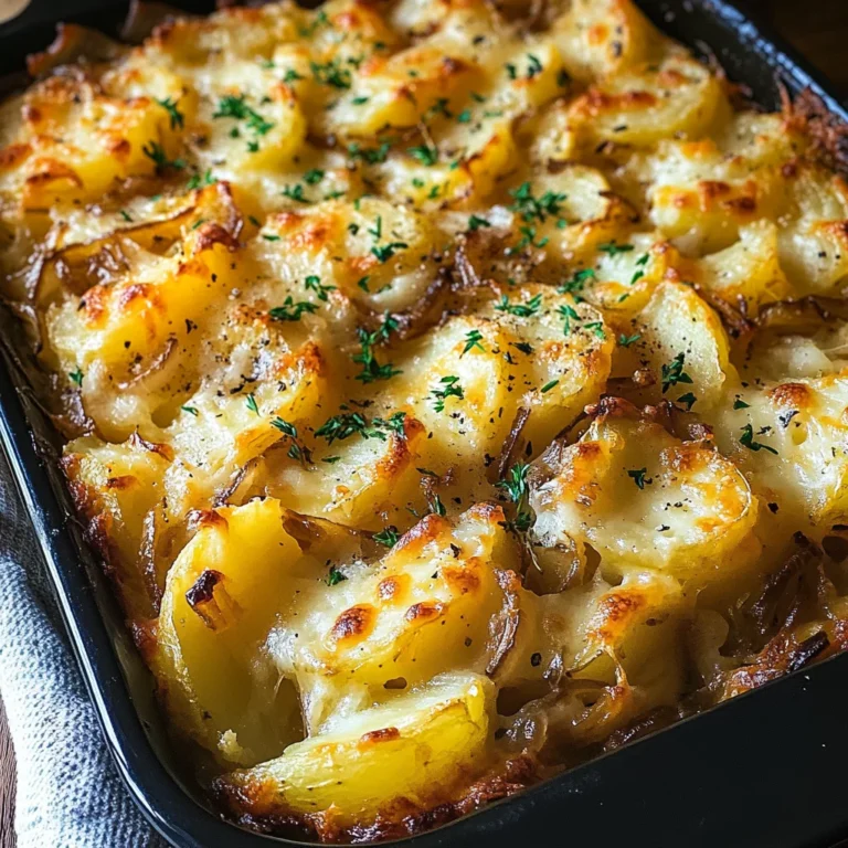 French Onion Potato Bake