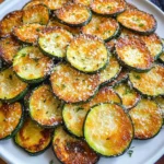 Garlic Parmesan Air Fryer Zucchini Chips