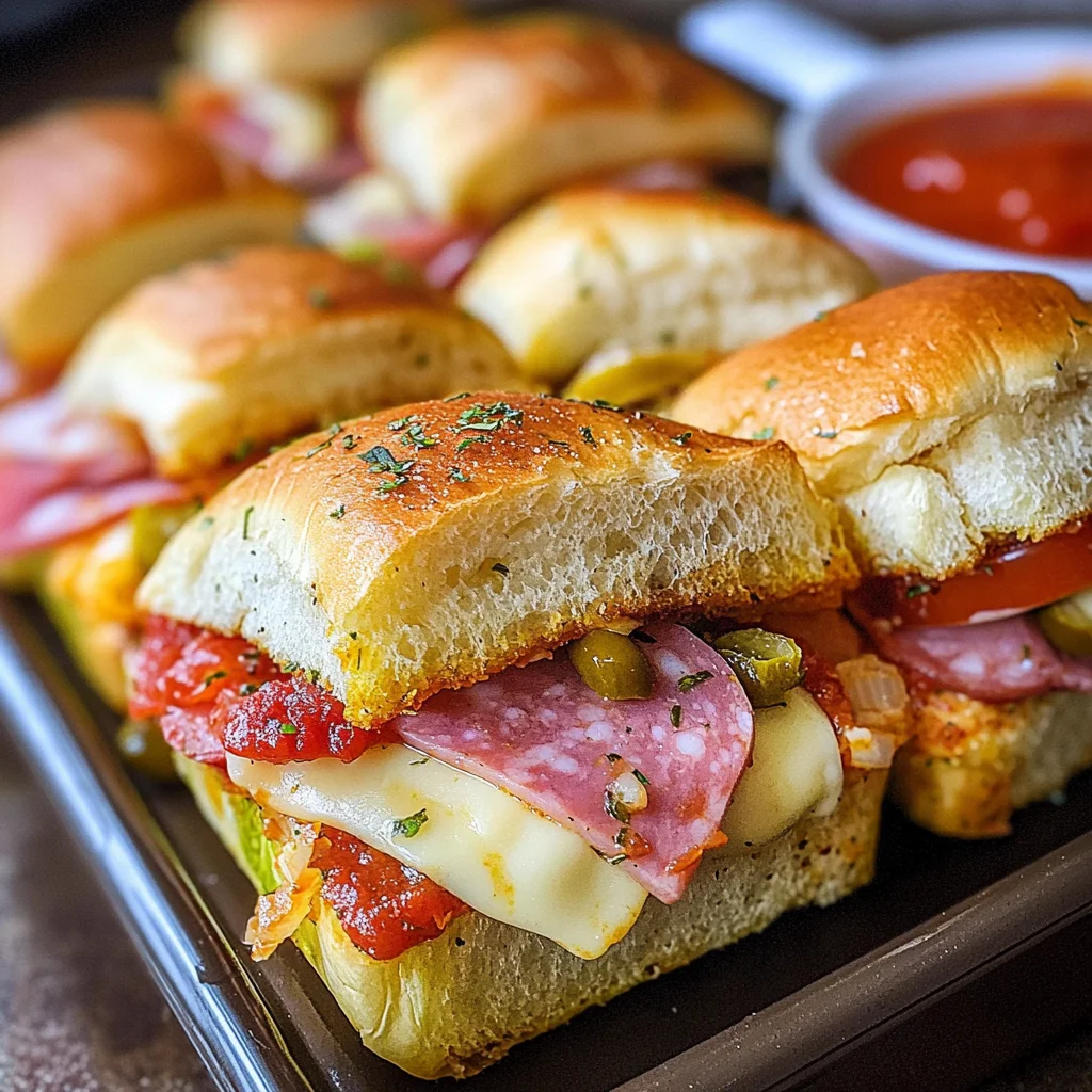 Hot Italian Sub Sliders