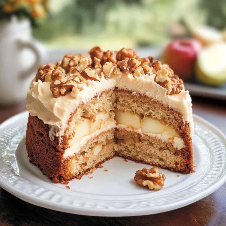 Irresistible Fresh Apple Cake with Dreamy Cream Cheese Frosting