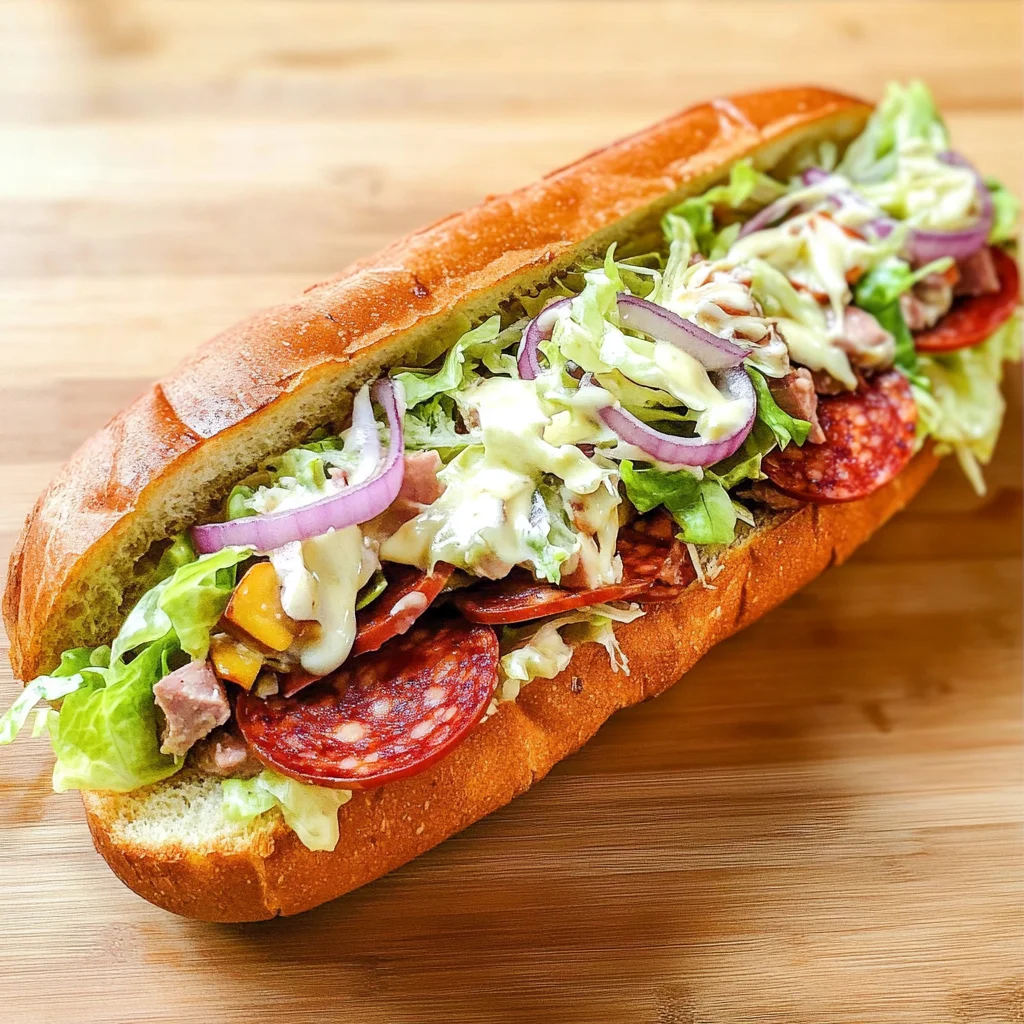 Italian Grinder Salad Sandwich (TikTok Viral Recipe)