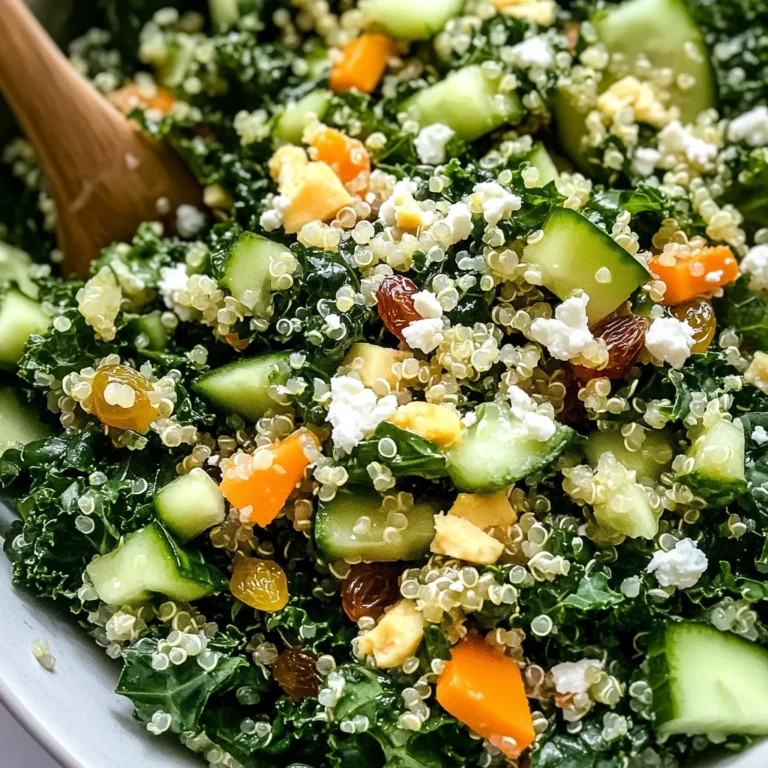 Kale Quinoa Salad - With Lemon Dressing