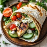 Mediterranean Chicken Wraps