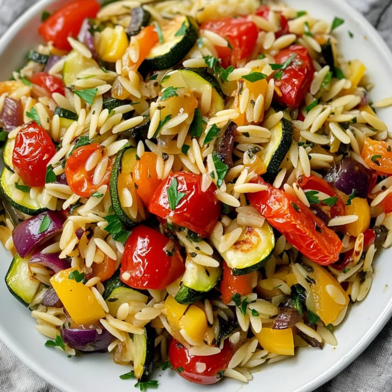 Roasted Vegetable Orzo: A Delicious and Nutritious Recipe for Your Next Meal