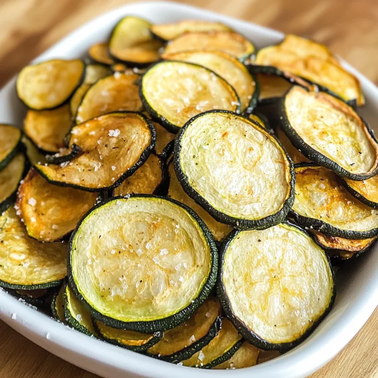 Salt and Vinegar Zucchini Chips