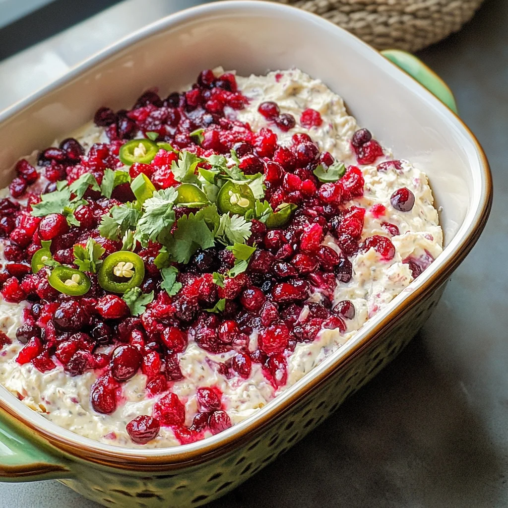 Spicy Cranberry Jalapeno Dip (Perfect for Holidays)
